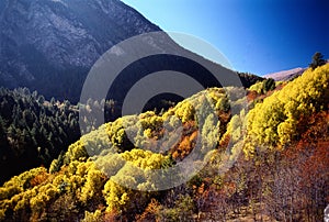 Autumn mountains colours