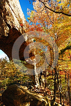 Autumn at Natural Bridge State Resort