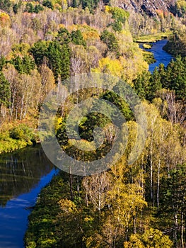 Autumn nature in the mountains