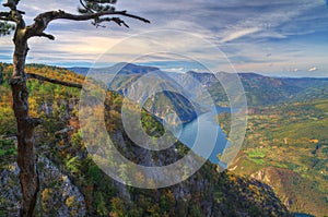 Autumn near Lake Perucac, Western Serbia photo