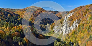 Autumn in Ojcow National Park.