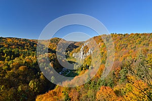 Autumn in Ojcow National Park.