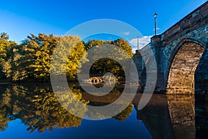 Autumn - Old bridge in autumn