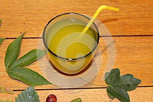 Autumn organic drink