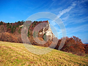 Autumn at Ostra Skala locality, Slovakia