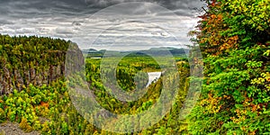 Autumn at Ouimet Canyon, Northwestern Ontario, Canada