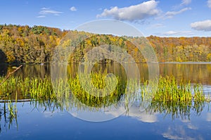 Autumn over the lake