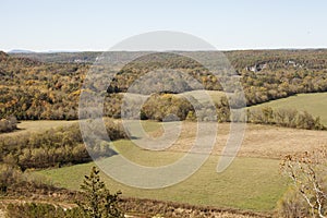 Autumn in the Ozark Mountains