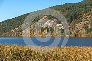 Autumn of Pancharevo lake, Sofia city Region, Bulgaria