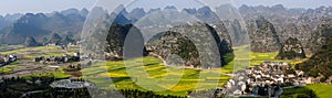 The autumn panorama of Wanfenglin Scenic Area