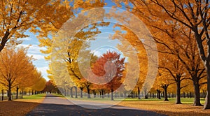 autumn in the park, fall colors in the park, autumn scene in the park, golden autumn seasone