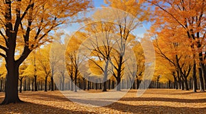 autumn in the park, fall colors in the park, autumn scene in the park, golden autumn seasone