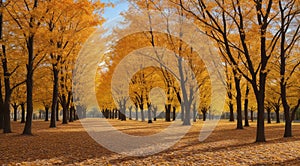 autumn in the park, fall colors in the park, autumn scene in the park, golden autumn seasone