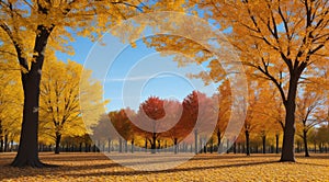 autumn in the park, fall colors in the park, autumn scene in the park, golden autumn seasone