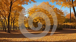 autumn in the park, fall colors in the park, autumn scene in the park, golden autumn seasone