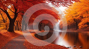 autumn in the park, fall colors in the park, autumn scene in the park, golden autumn seasone