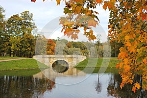 Autumn Park, Gatchina, St. Petersburg, Russia