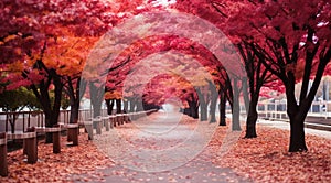 autumn in the park, trees in the park, autumn seasone, autumn scene in the park