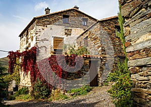 Autumn at Patones de Arriba, Comunidad de Madrid, Spain photo