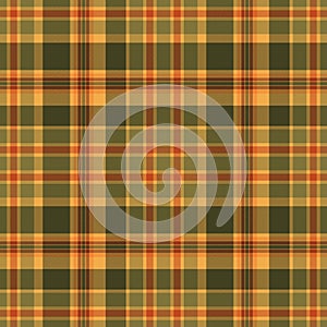 Autumn Plaid Seamless Pattern