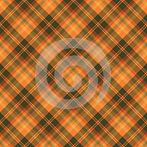 Autumn Plaid Seamless Pattern