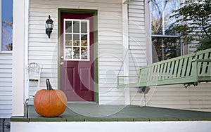 Autumn porch