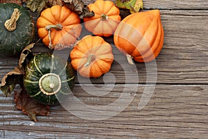 Autumn pumpkins