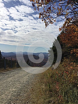 Autumn in Quebec province in Canada