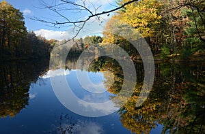 Autumn Reflections In Brunet Island State Park