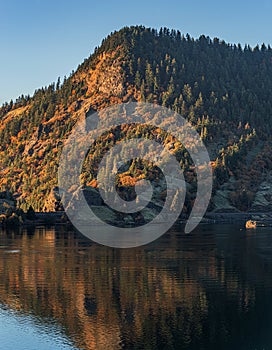 Autumn Reflections  on the Columbia River