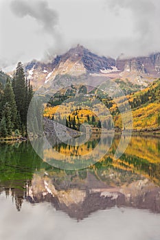 Autumn Reflections at Maroon Bells