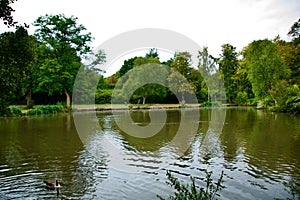 Autumn reflections at Queens Park