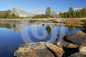 Autumn reflections at Tuolumne River