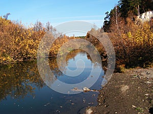 The autumn river