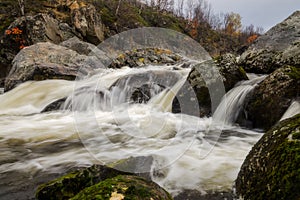 Autumn river photo