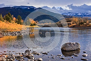 Autumn River in Montana.