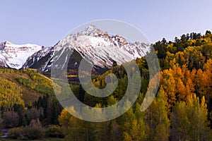 Autumn in the Rocky Mountains Evening Sun Colorado