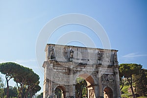 Autumn in Rome Colosseum Italy