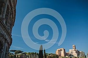 Autumn in Rome Colosseum Italy