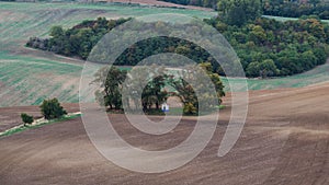 Autumn Rural Landscapes in Moravia, Czech Republic