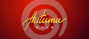 Autumn sale.