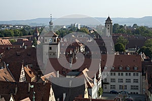 View over roof tops to Weiber Turm with Galgentor in background photo