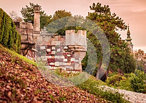 Autumn scene from Belgrade fortress