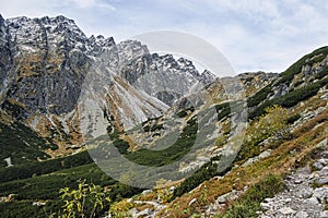 Autumn scene, High Tatras mountains, Slovakia