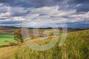 Autumn scenery in Central Bohemian Highlands