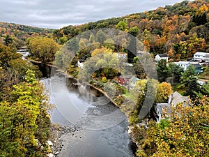 Autumn in small town USA