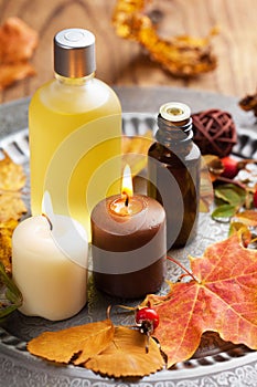 Autumn spa and aromatherapy
