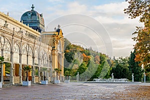 Autumn in spa town Marianske Lazne (Marienbad) - Czech Republic - Europe