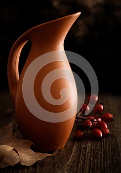 Autumn Still Life with Jug