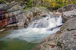 Autumn on the swift river